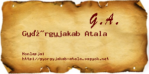 Györgyjakab Atala névjegykártya